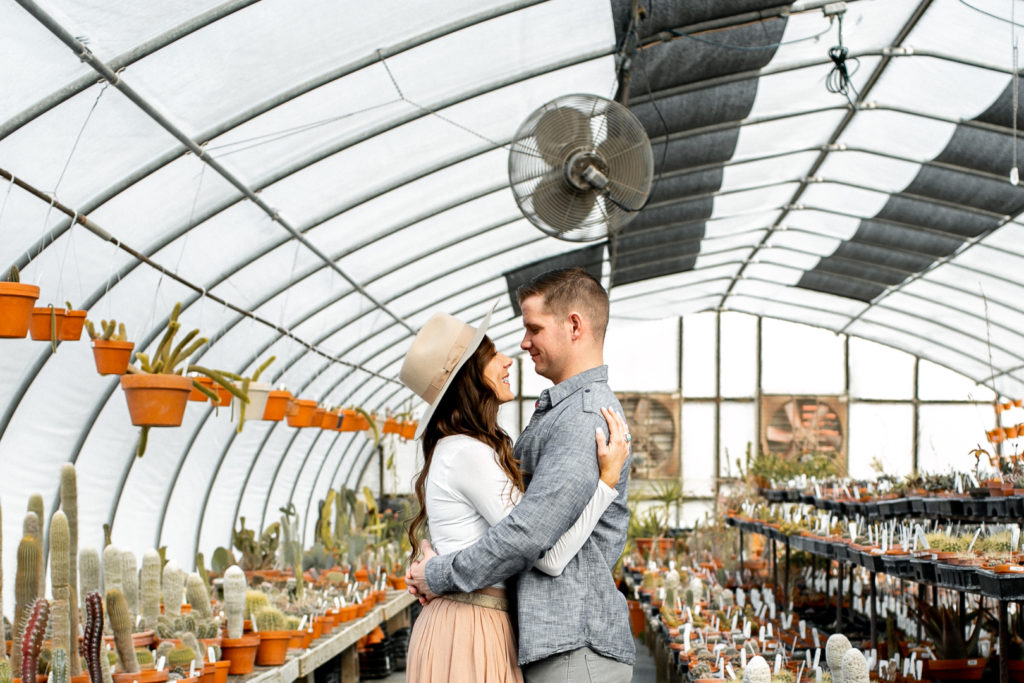 Couple in Iowa greenhouse