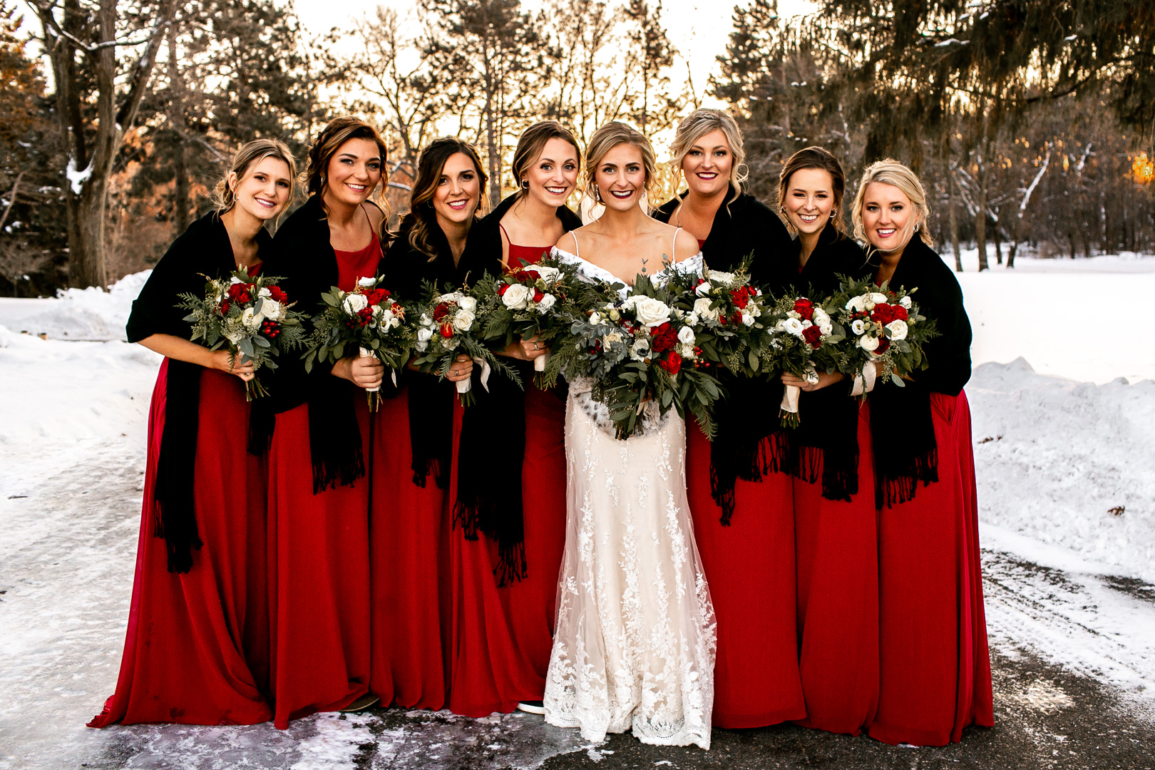 Jordan + Kaylee | Minnesota Winter Wedding - lephotodesign.com