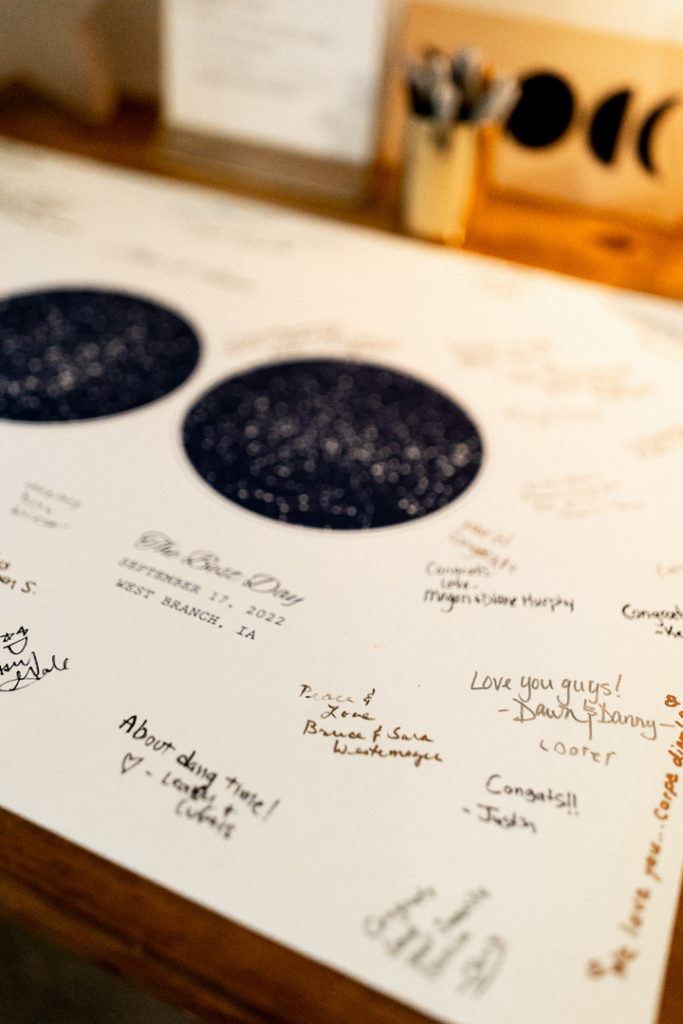 Constellations wedding guest sign in board - unique idea for your guests to sign and for you to keep as a treasure forever!